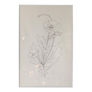 Betsy Tryon Framed Botanical, DTD 1978 (Sold Individually)