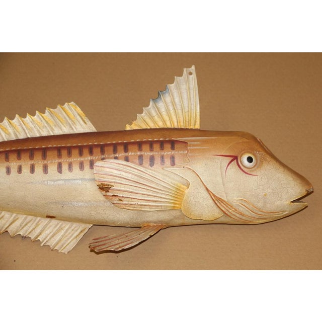 Large Metal Fish Trade Sign, 1970s For Sale - Image 10 of 16