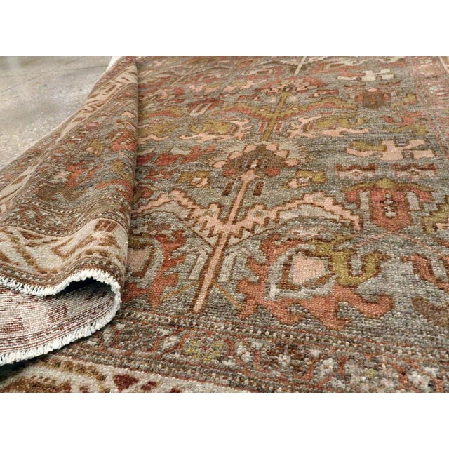 Textile Galerie Shabab Collection Early 20th Century Handmade Persian Malayer Accent Rug For Sale - Image 7 of 7