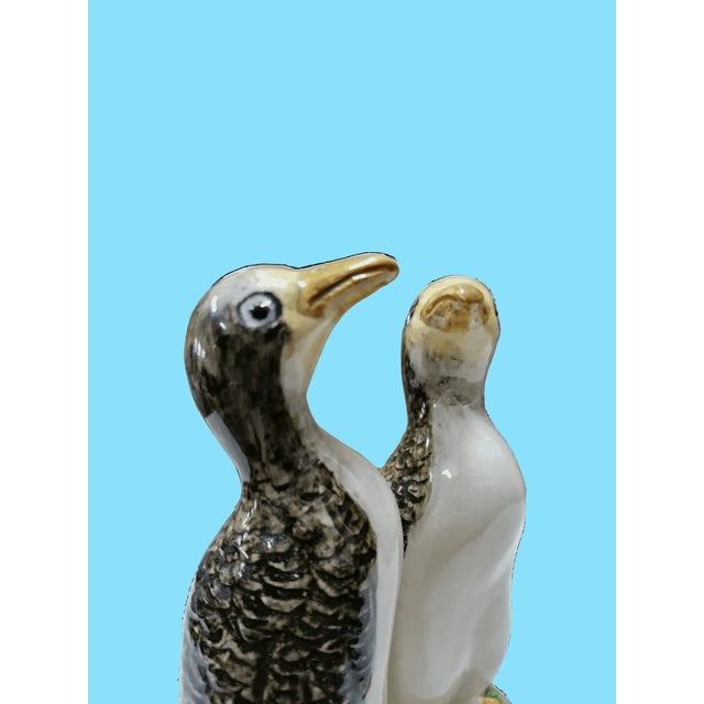 Ceramic Penguin Figurine Grop For Sale - Image 6 of 8