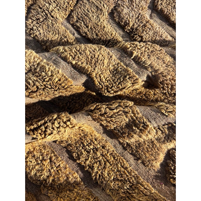 Textile Moroccan Mrirt Beni Ouarain Wool Rug, 1990 For Sale - Image 7 of 9