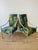 Milo Baughman Vintage 1970s Set of 6 Milo Baughman X Jack Lenor Larsen Floral Upholstered Dining Chairs Mid Century Modern For Sale - Image 4 of 10