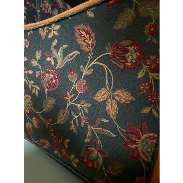 1960s Vintage Danish Three-Seater Sofa in Beech and Original Fabric, 1960s For Sale - Image 5 of 9