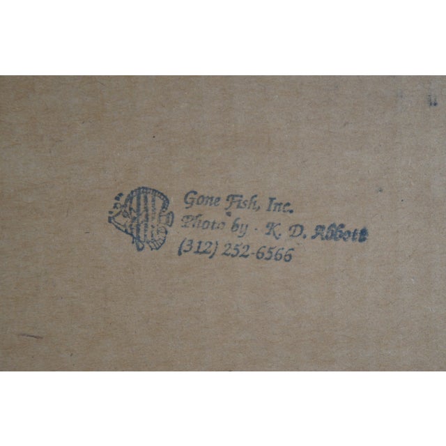 1991 Karen D. Abbott Cabo San Lucas Mexico Black & White Nude Photograph 20", Framed For Sale - Image 10 of 11