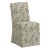Stoffer Home x Cloth & Company Lindy Slipcover Dining Chair in Michigan Bird Toile Olive For Sale