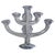 Swedish Ice Glass 5-Armed Candleholder from Pukeberg, 1970s For Sale - Image 9 of 9