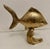 1970s Brass Tropical Fish Sculpture on Stand, Hollywood Regency Style For Sale - Image 11 of 12