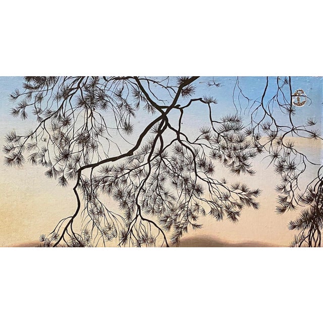 Realism Original River Landscape Oil Painting, Ukrainian Artist Lyamin, 1970s 48-90 For Sale - Image 3 of 6