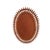 Convex Oval Bamboo Mirror by Olaf Von Bohr for Bonacina, 1960s For Sale - Image 4 of 6
