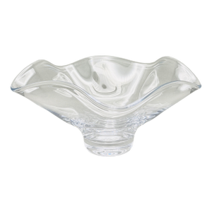 Vintage Simon Pearce “Chelsea” Clear Crystal Bowl Handcrafted in America