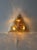 An exceptional vintage pyramid-shaped wall or ceiling light, masterfully crafted by the renowned glassworks la murrina in...