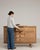 1940s Oak Art Deco Sideboard With Marble Top For Sale - Image 15 of 17