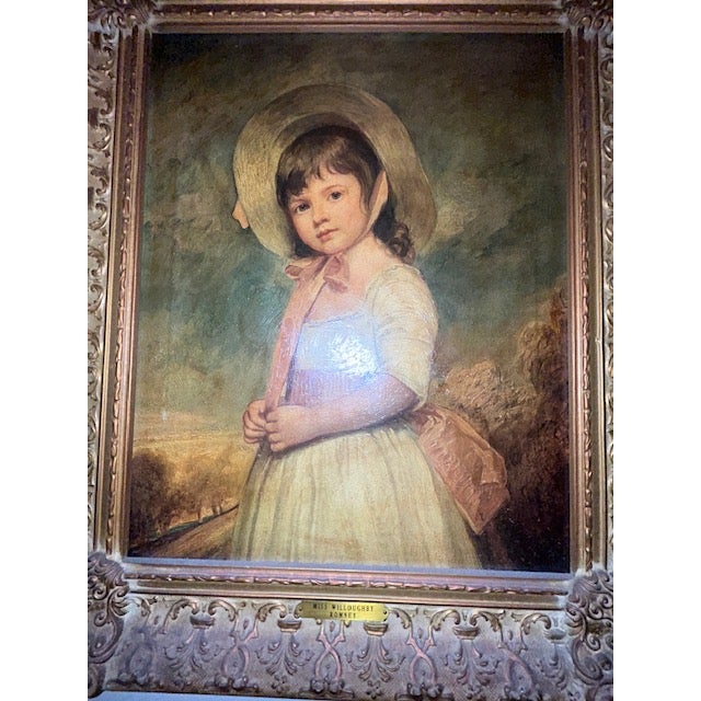 Late 20th Century "Miss Willoughby" Print After George Romney For Sale - Image 9 of 10