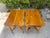 Contemporary Vintage Sculptural Pine One Drawer Side Tables for Robb and Stucky Interiors, Pair For Sale - Image 3 of 12
