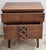Mid-Century Scandinavian Modern Style Two Drawer Walnut Bedside Table For Sale - Image 4 of 10