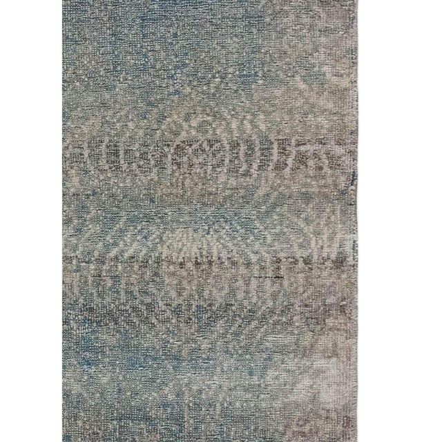 Textile Custom Traditional Hand Knotted Silk and Wool Rug by Doris Leslie Blau For Sale - Image 7 of 7