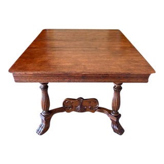 Early 20th Century Oak Dining Table For Sale