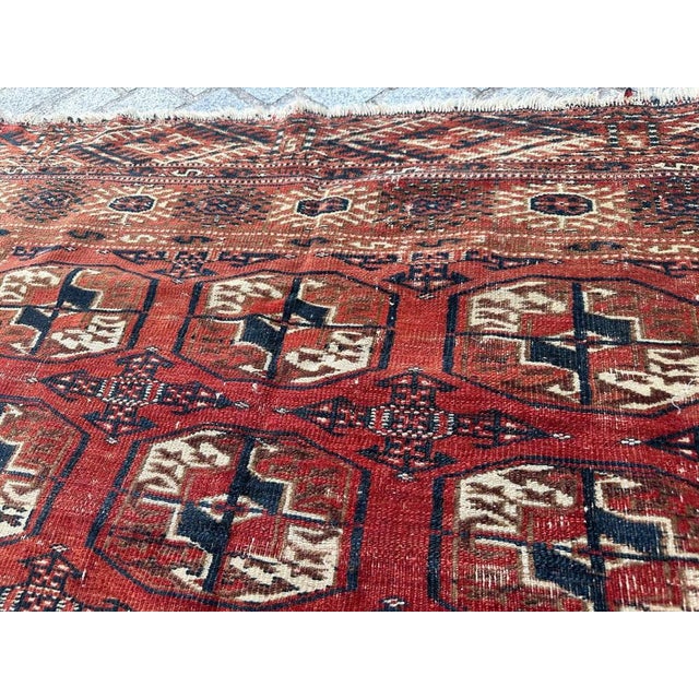 Turkmen Bokhara Rug, 1890s For Sale - Image 13 of 18