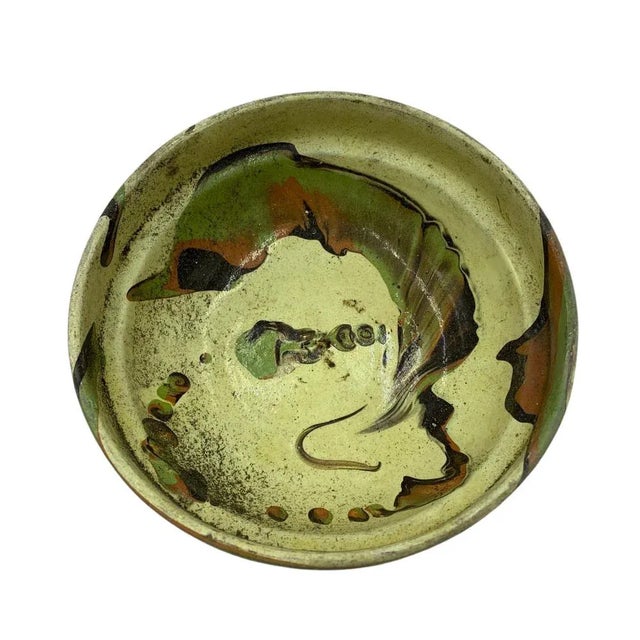 Mid 20th Century Vintage Hungarian Folk Art Decorative Bowl For Sale - Image 5 of 6