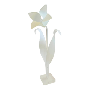 Vintage Lucite Flower Sculpture