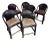 Palecek Designer Black Woven Rattan Cheetah Counter Stool Set For Sale