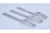 Silver Cake Forks with Three Tines and Raised Trim, Set of 3 For Sale - Image 6 of 9