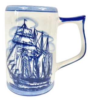Vintage Delftware Beer Stein