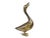 Metal Vintage Brass Duck Bird Model Figurine For Sale - Image 7 of 7