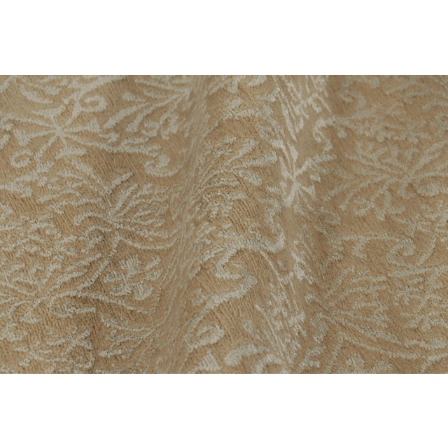 Rug & Kilim Oversized European Style Rug in Beige-Brown With Florals “Cordoba” For Sale - Image 9 of 10