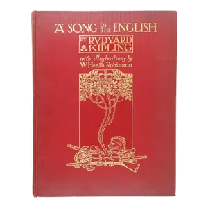Antique 1909 Song of the English by Rudyard Kipling Book