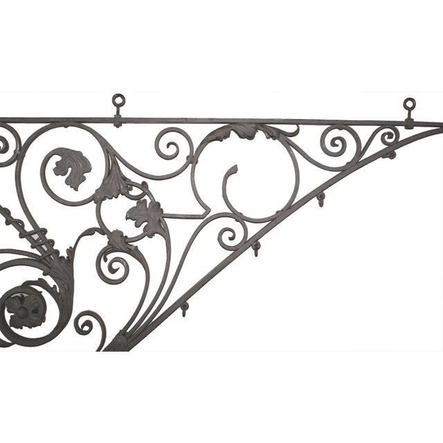 19th Century Wrought Iron Sign Bracket For Sale - Image 4 of 9