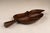 Brown 1960s Brazilian Rosewood Leaf-Form Serving Tray / Sculptural Organic Modern Hand-Carved Tray / Mid-Century Decorative Serving Piece For Sale - Image 8 of 12
