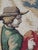 Beige Antique French Jacquard Tapestry with Village Motif in the style of Aubusson, 1970s For Sale - Image 8 of 18