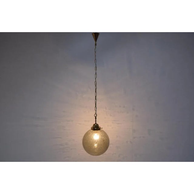 Mid-Century Glass Pendant from Kamenicky Senov, 1960s For Sale - Image 9 of 13