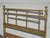 Wood Vintage Drexel Hollywood Regency Gold Queen Headboard by Drexel For Sale - Image 7 of 14