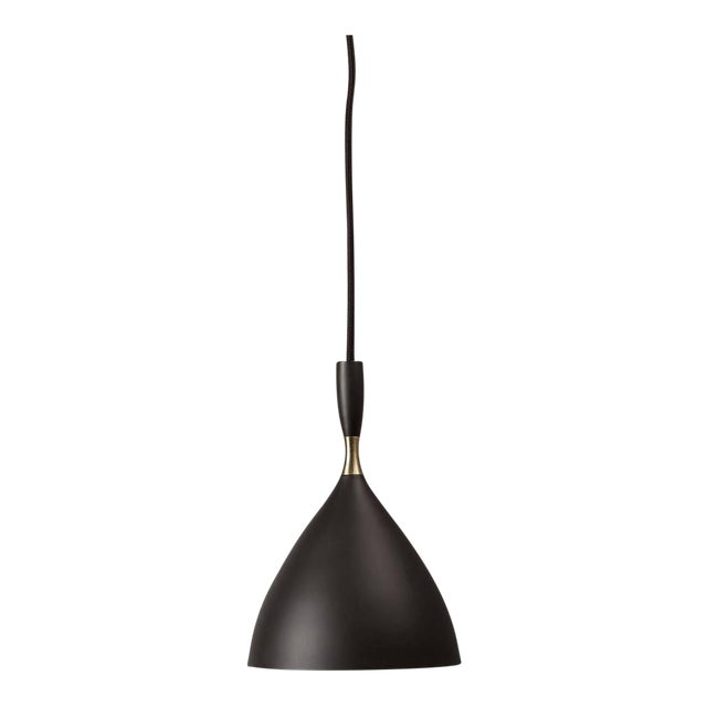Birger Dahl Brass & Metal Scandinavian Modern Pendant Light For Sale