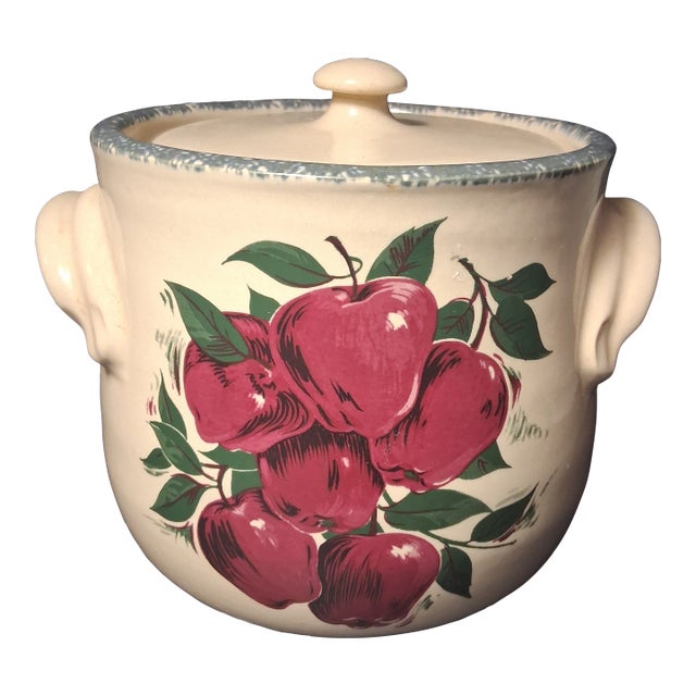 Home & Garden Party Stoneware Cookie Jar / Bean Pot For Sale
