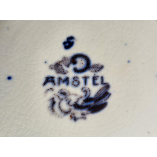 1920s Art Deco Amstel Pattern Earthenware Centrepiece Bowl by Frederick Alfred Rhead for Bursley Ware, 1923 For Sale - Image 5 of 7