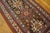 Traditional 1890s Brown Geometric Antique Caucasian Rug 4'0"x 8'0" Handknotted Wool Carpet For Sale - Image 3 of 5