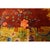Wine 1920s Large Long Narrow Antique Red Shah Abbas Floral Chinese Art Deco Rug For Sale - Image 8 of 9