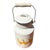1950s Large French Enamelware Pitcher and Milk Can with Geese Décor, 1950s, Set of 2 For Sale - Image 5 of 10