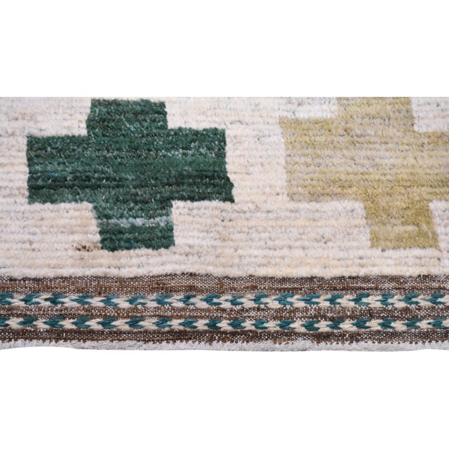 Moroccan Moroccan Hand Knotted Wool Rug, 9'6"x12'6" For Sale - Image 3 of 6