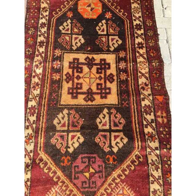 Vintage Anatolian Runner, 162" X 42" For Sale - Image 4 of 11