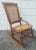 Brown Victorian Walnut and Cane Seat Rocking Chair For Sale - Image 8 of 8