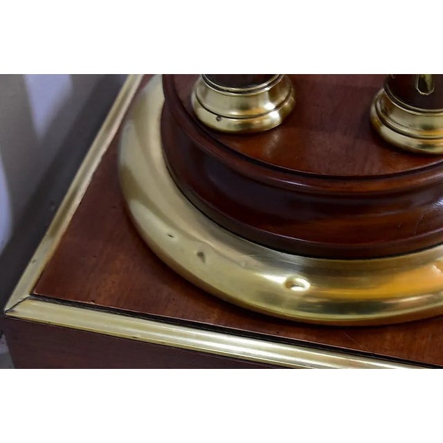 Wood Louis XVI 19th Century Pedestal with 4 Columns For Sale - Image 7 of 13