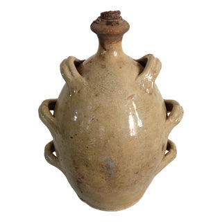 19th Century Glazed Terracotta Jug, Provence For Sale
