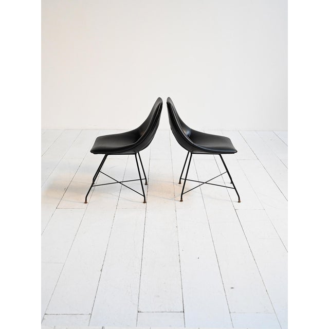 Cosmos Chairs by Augusto Bozzi for Saporiti Italia, 1950s, Set of 2 For Sale - Image 13 of 13