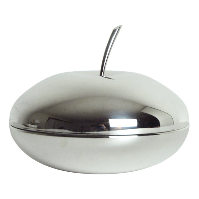 Silver Plated Metal Bonbonnière by Lino Sabattini for Christofle, 1950s For Sale