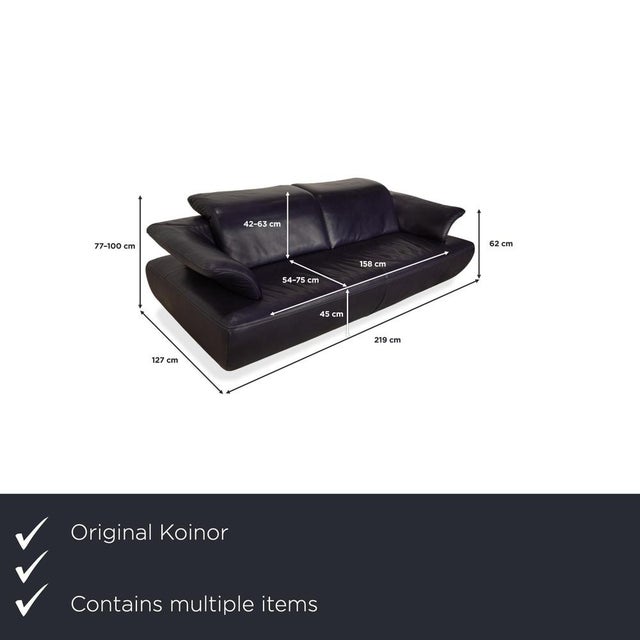 Koinor Avanti Ensemble: Purple Luxury for Individualists. with this set, you're not just bringing home furniture, but a...