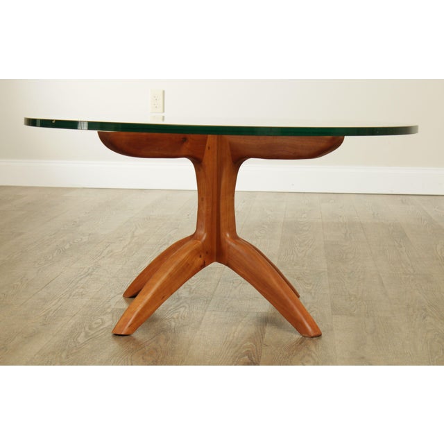 Joe Pepe New Hope Studio Cherry Round Glass Coffee Table Chairish